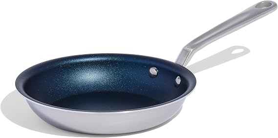 Made In Cookware 8-Inch Non-Stick Frying Pan (Harbour Blue) - 5-Layer Non-Stick Stainless Steel Pan - Professional Cookware - Induction Compatible