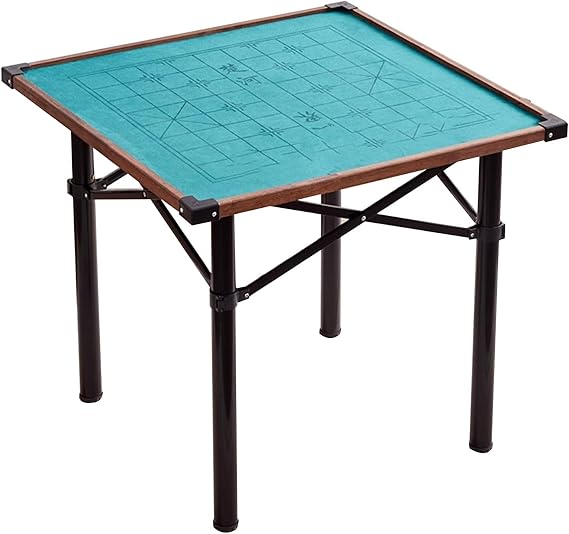Folding Mahjong Table, Game Dining Table/mahjong Table 2 In 1, Mesa de Domino, 4 Player Domino Card Foldable Square for Home Office Bedroom(87cm)