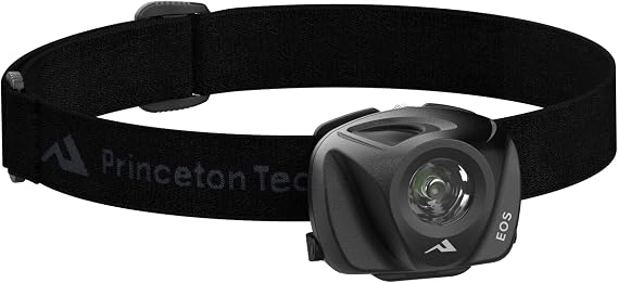 EOS 130 Headlamp Black | Focused Long Throw Beam Provides Reliable Distance Illumination With Waterproof Construction