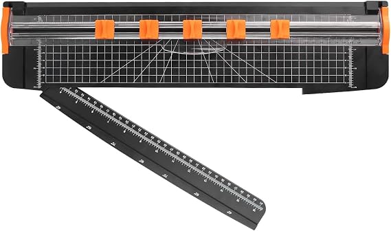 Paper Cutter 18 Inch, Portable Paper Trimmer with 5 Replacement Blades
