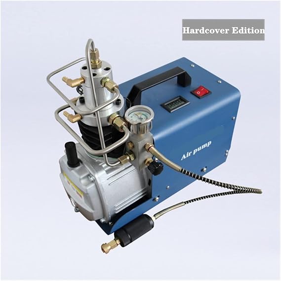 1.8KW 300Bar 30Mpa 4500Psi 電動エアーコンプレッサー高圧エアーポンプ空気圧エアガンライフル PCP インフレータ 、DIY 電動工具Hardcover version