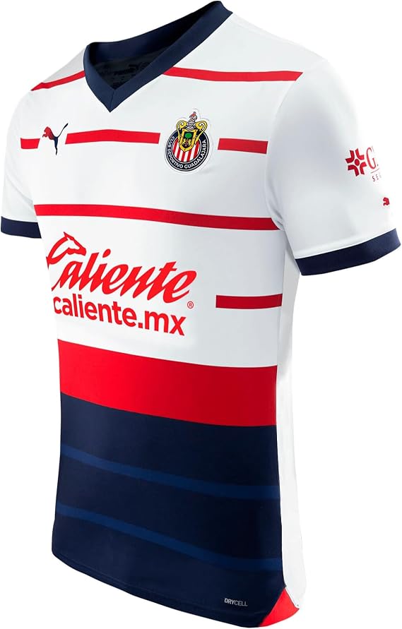 Puma Chivas Men's Away 23/24 Jersey (as1, Alpha, xx_l, Regular, Regular)