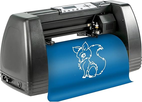 Vinyl Cutter Plotter Machine 14 Software Sign Making Machine 720mm Paper Feed Vinyl Cutter Plotter With Stand (14 3,Easy to operate
