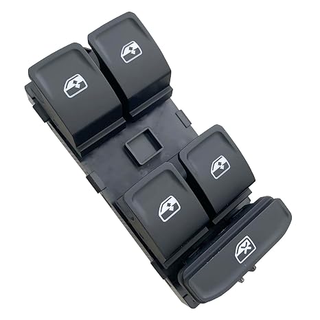 Electric Window Switch SEAT Leon Golf MK7 Power Master Window Control Button Compatible with VW Passat B7 Tiguan Touran Arteon 5G0959857 5GG959857A （Wear Resistant）