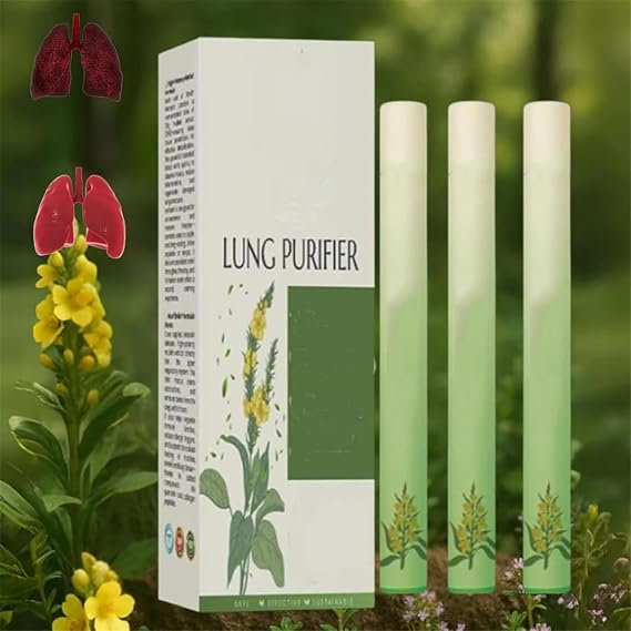 Herbaair Mullein Lung Purifier,Mullein Leaf Extract for Lungs Cleanse,Herbal Diffuser Pen,Puffiair Herbal Lungs Cleanse Inhaler,Mullein Inhaler for Lung Cleansing and Breathing Support (3 Pcs)