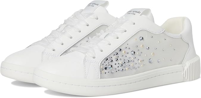 kate spade new york Tori Crystals Lace Up Sneakers