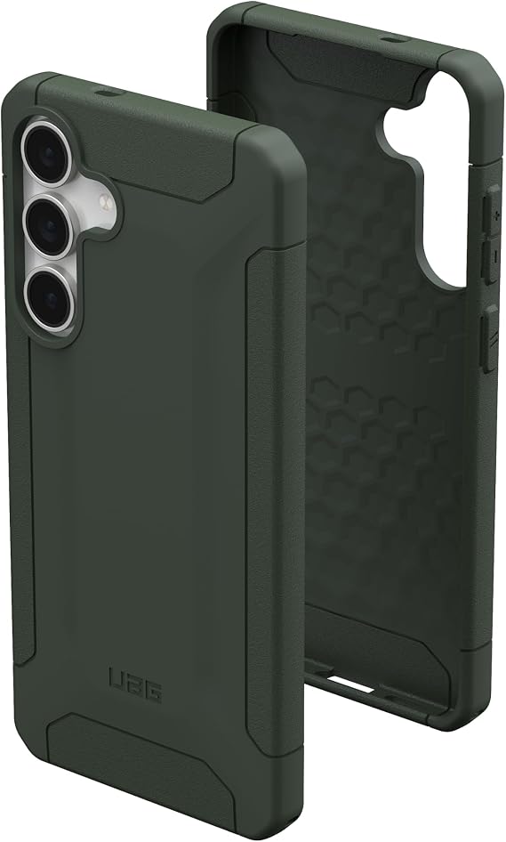 URBAN ARMOR GEAR UAG Designed for Samsung Galaxy S25 FE Case Scout - Rugged Military Grade MIL-STD Protective Cover, Olive
