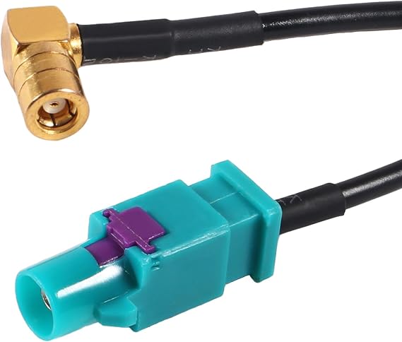 Fakra Z Male to SMB Fermale Connector Adapter Cable 6" Car DAB Radio Antenna Adapter Cable for Car Truck SUV DAB Radio Stereo Receiver Tuner GPS Antenna Navigation System
