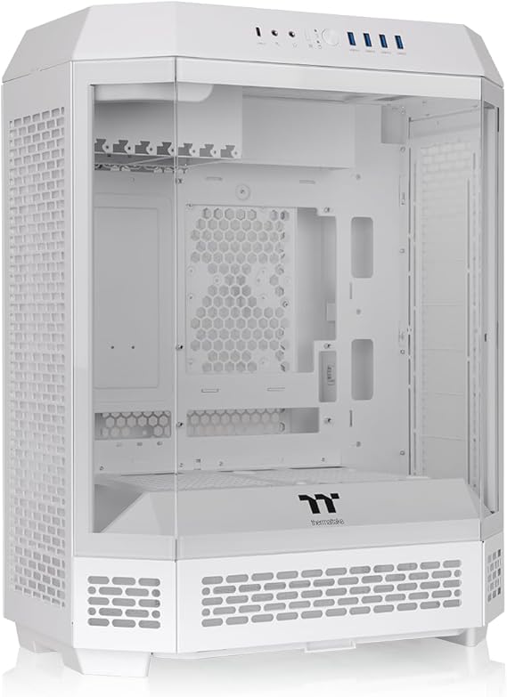 Thermaltake The Tower 600 Mid Tower Chassis | Hidden Connector | White