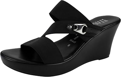 ITALIAN Shoemakers Womens Jola Platform Wedge Sandal for Women