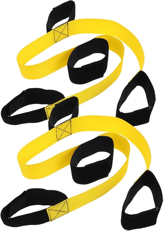 YARNOW 2pcs Giant Footstep Band Game for Team Building Group Relay Race Supplies for Boys and Girls and Adults at Outdoor Events Carnival Field Day and Backyard Parties
