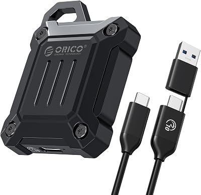 ORICO Full Metal M.2 NVMe 2230 SSD Enclosure, USB C 3.2 Gen2 Type-C 10Gbps to NVMe PCIe Adapter, Compatible with iPhone 171615 ProPro Max 4K ProRes Recording - XAM2