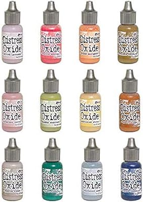 Ranger Tim Holtz Distress Oxide Reinker Bundle Of 12 Colors Fall 2018 Release