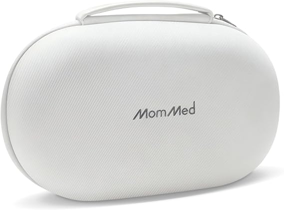 MomMed Breast Pump Carrying Case, Hard Shell Protective Storage Bag for MomMed Wearable Pumps & Cozy, Water-Resistant & Portable Breast Pump Case with Interior Strap