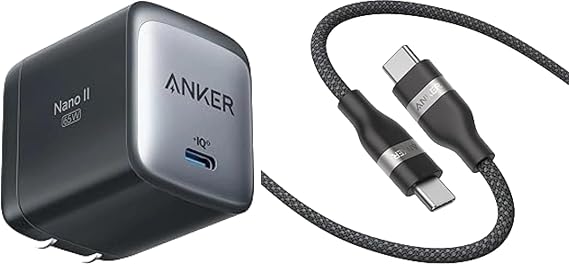 Anker Nano USB C Cable & Nano USB C Charger (Bundle)