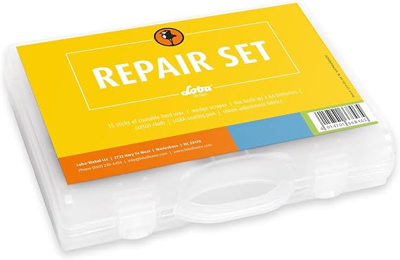 LOBA Repair Set - Floor & Furniture Scratch and Dent Repair Kit, Multi-Surface, Includes 15 Hard Wax Sticks