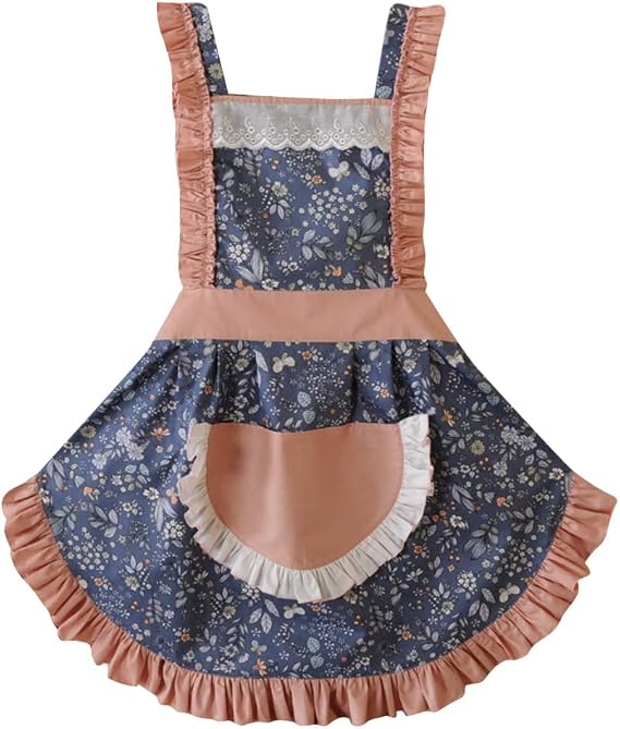 CRB Fashion Womens Cooking Baking Apron | Ladies, Woman, Kitchen Chef Aprons with Pocket