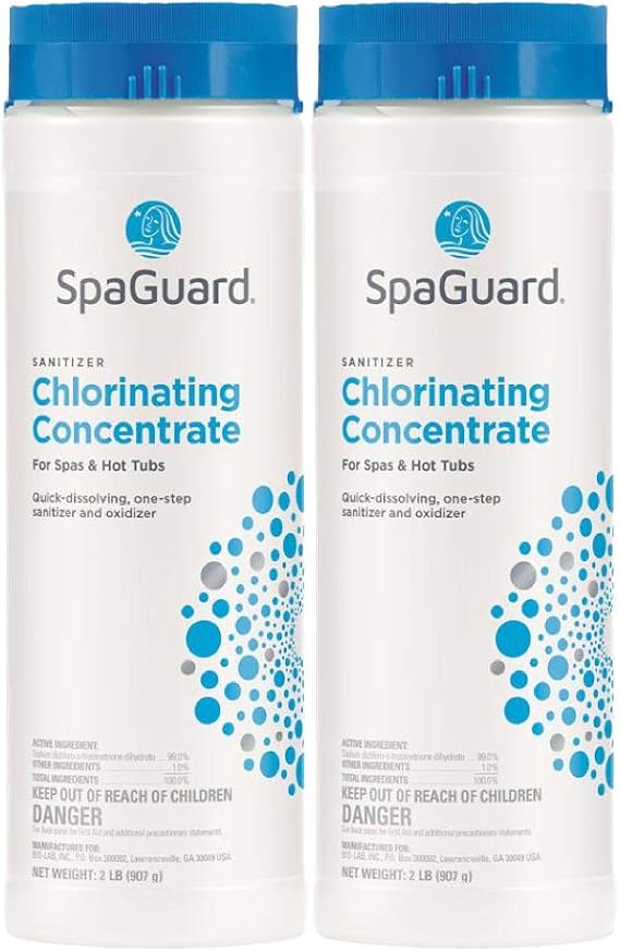 SpaGuard Spa Chlorinating Concentrate, 2 lb, 2 Pack