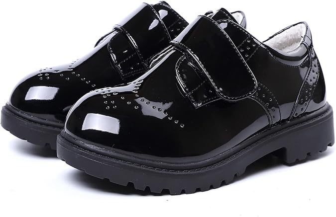 DADAWEN Boy's Girl's Classic School Uniform Comfort Oxford Dress Shoes Loafer Flats (Toddler/Little Kid/Big Kid)