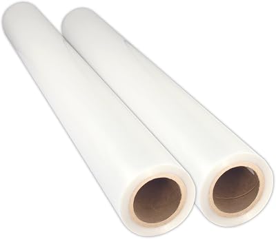 USI Premium Thermal Low-Temp EVA Roll Laminating Film, 3 Inch Core, 5 Mil, Wide Format, 38 Inches x 200 Feet, Clear, Gloss Finish, 2-Pack