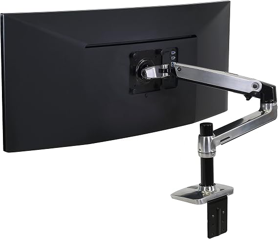 Ergotron LX Desk Mount LCD Arm - Black/silver
