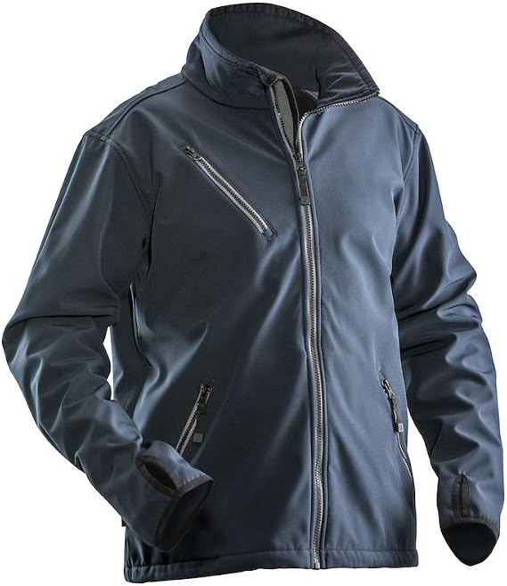 JOBMAN Workwear Lightweight Softshell Jacket (Extra Large, Navy)