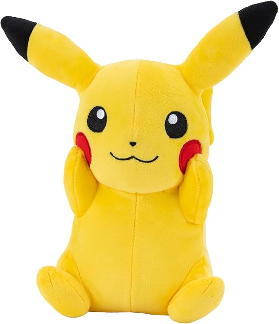 Pokémon Official and Premium Quality 8-inch Pikachu Plush - Adorable, Ultra-Soft, Plush Toy, Perfect for Playing and Displaying - Gotta Catch ‘Em All