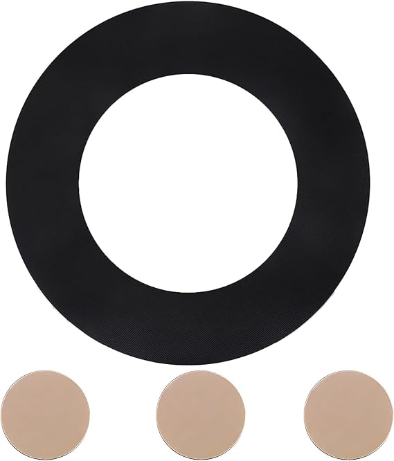 Adhesive Double-Sided Eva Rubber Mat Round Chair Floor Protector Recliners for Hardwood Suitable and More Tile
