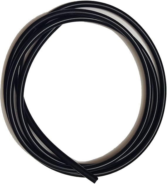 Silicone Tubing Hose, Silicon Rubber Tube 0.39" x 0.47"(ID 10mm x OD 12mm) Length 229.66Ft(70m), Vacuum Flexible Air Hose Water Pipe Tube, Suitable For Pump Transfer Black