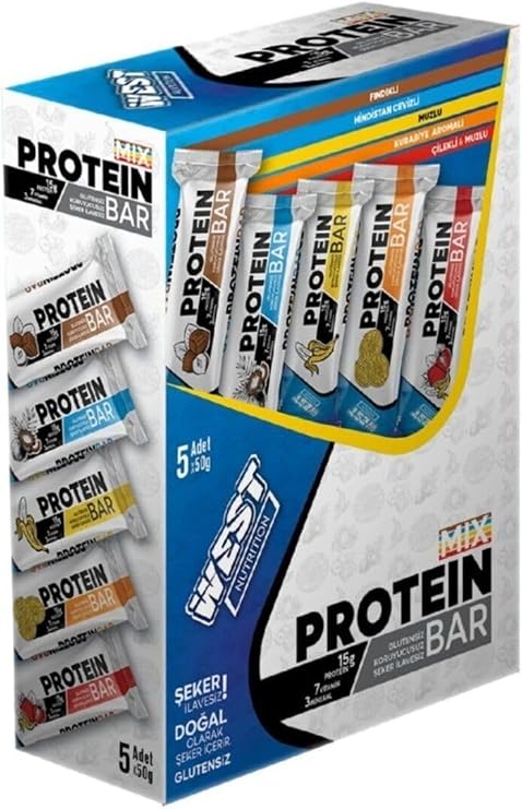 West Nutrition Karışık Protein Bar 5 Adet X 50 Gram