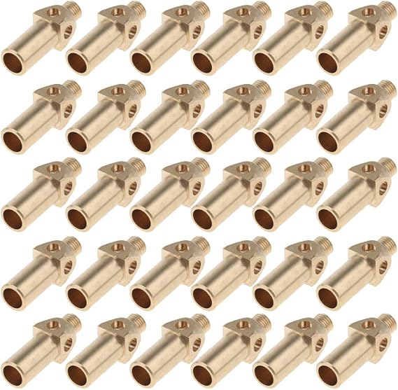 30 Pcs Solid Brass Gas Jet Burner Nozzles Tips Heads,
