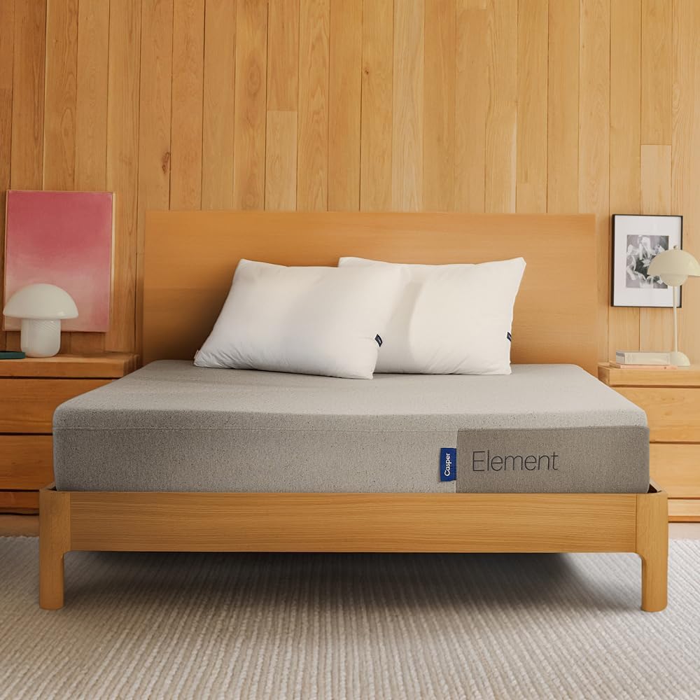 Casper Sleep Element, Medium Firm Twin Mattress - Memory Foam  Support - 100-Night Trial - CertiPUR-US Mattress, Grey