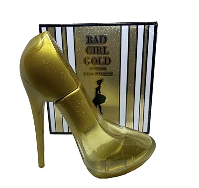 Good Girl Glorious Gold Bad Girl - Girl Shoe Perfume Eau de Parfum Spray for Women, Daytime and Casual Use, Wonderful Gift, Feminine, 3.4oz  100m