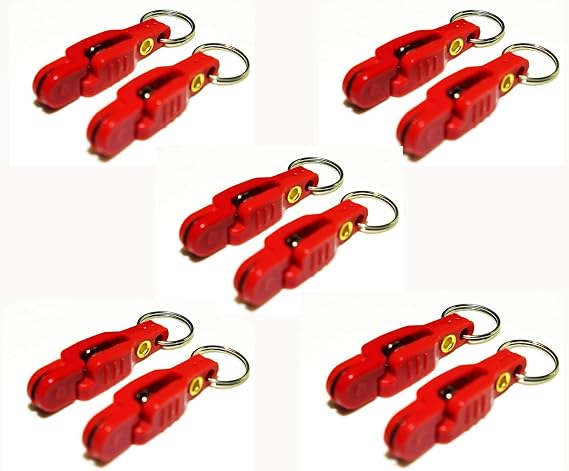Bimini Lures Pro Snap Weights for trolling - Red Clip