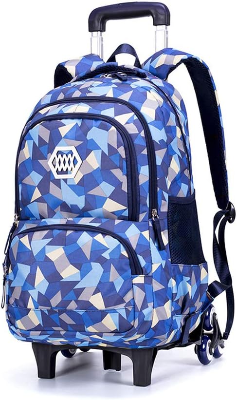Girls Wheeled Backpack Trolley School Bag for Primary School Middle School Students