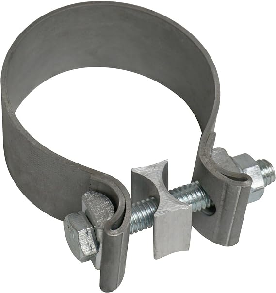 Crown Automotive Exhaust Clamp, Silver