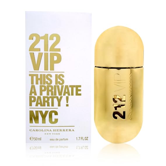 Carolina Herrera 212 Vip Eau de Parfum Spray for Women, 1.7 Fluid Ounce