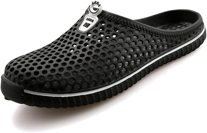 Ausom Men's Slip On Beach Garden Sandal Clog Shoes