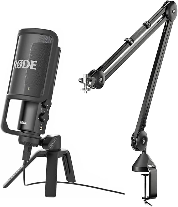 Rode NTUSB Versatile Studio-Quality USB Microphone BUNDLE. Value Kit with Acc