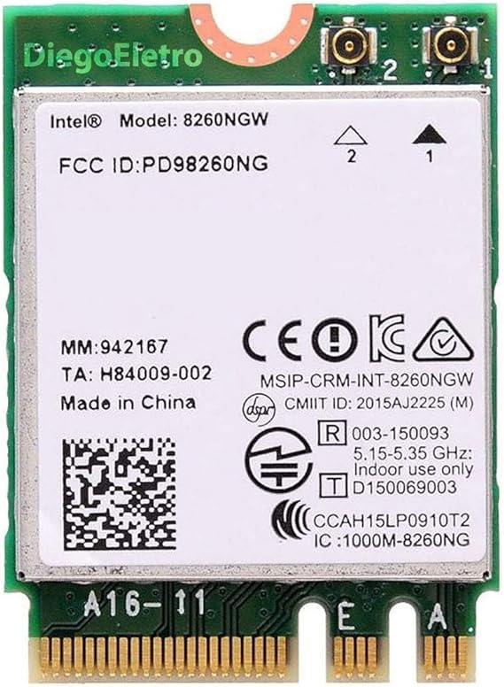 Intel 8260 IEEE 802.11ac - Wi-Fi Adapter