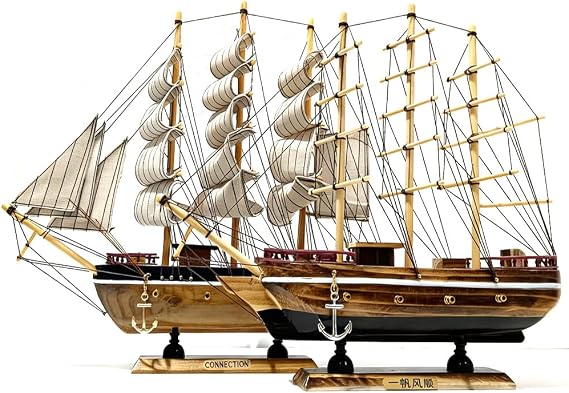 2handmade Craft with,Model shipship modelmodel shipswooden Ship (Wood Color)