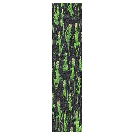 Skateboard Grip Tape 33.1x9.1 inch Green Frogs Anti-Slip Abrasion Longboard Grip Tape for Teens Girls Boys