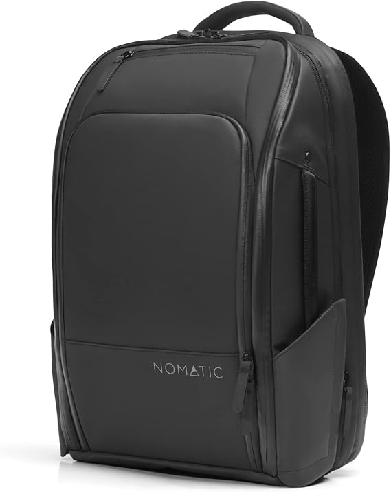 NOMATIC Travel Pack - Mens Travel Backpack - Expandable to 30L - Water Resistant Daypack - TSA-Ready - 16 Laptop
