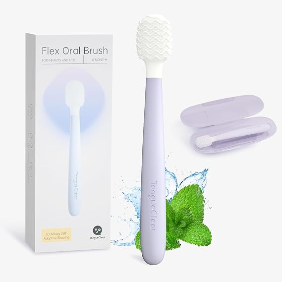 Tongueclear Oral Mucosal Cleaner | Mouth Odor Eliminator | Small Toothbrush