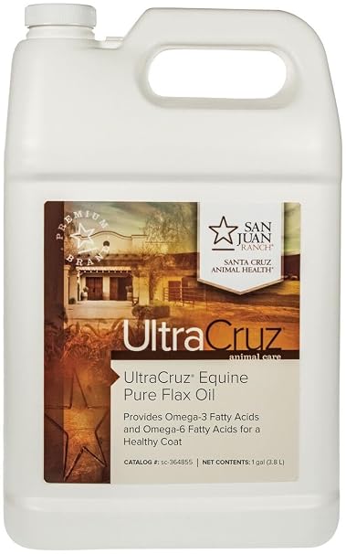 UltraCruz Equine Pure Flax Oil, 1 Gallon