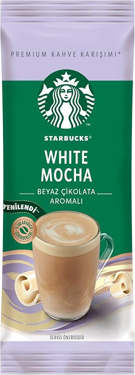 STARBUCKS White Mocha Premium Kahve Karışımı 24 g Tekli Paket