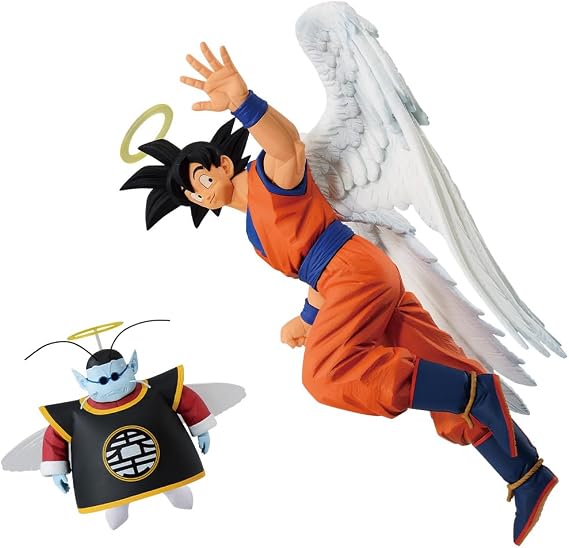 Ichibansho Goku and Kaio Dragon Ball Z Action Figure, Dueling to The Future, 22-11 cm, IS65934 Multicolor, Collectible Figure, Optima for Anime Fans
