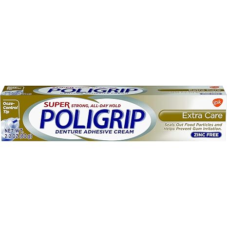 Super Poligrip Extra Care New 2.2 Oz
