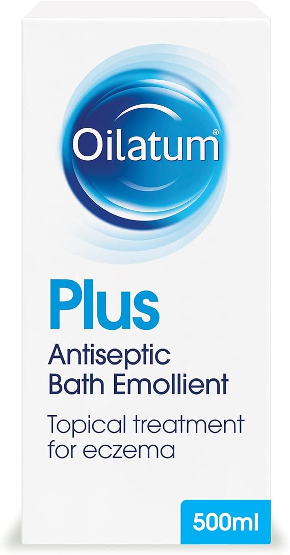 Oilatum Plus Antiseptic Emollient Bath Additive, Eczema Treatment, 500ml