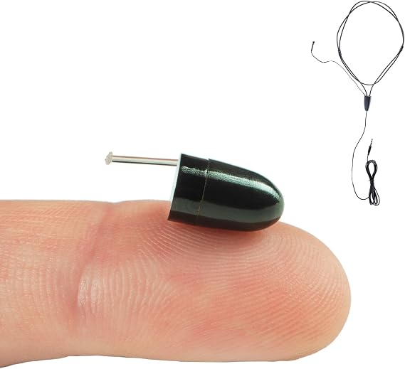 PingaOculto Spy Earpiece Mini Hidden Exams (Vip Pro UltraMini + Microphone)